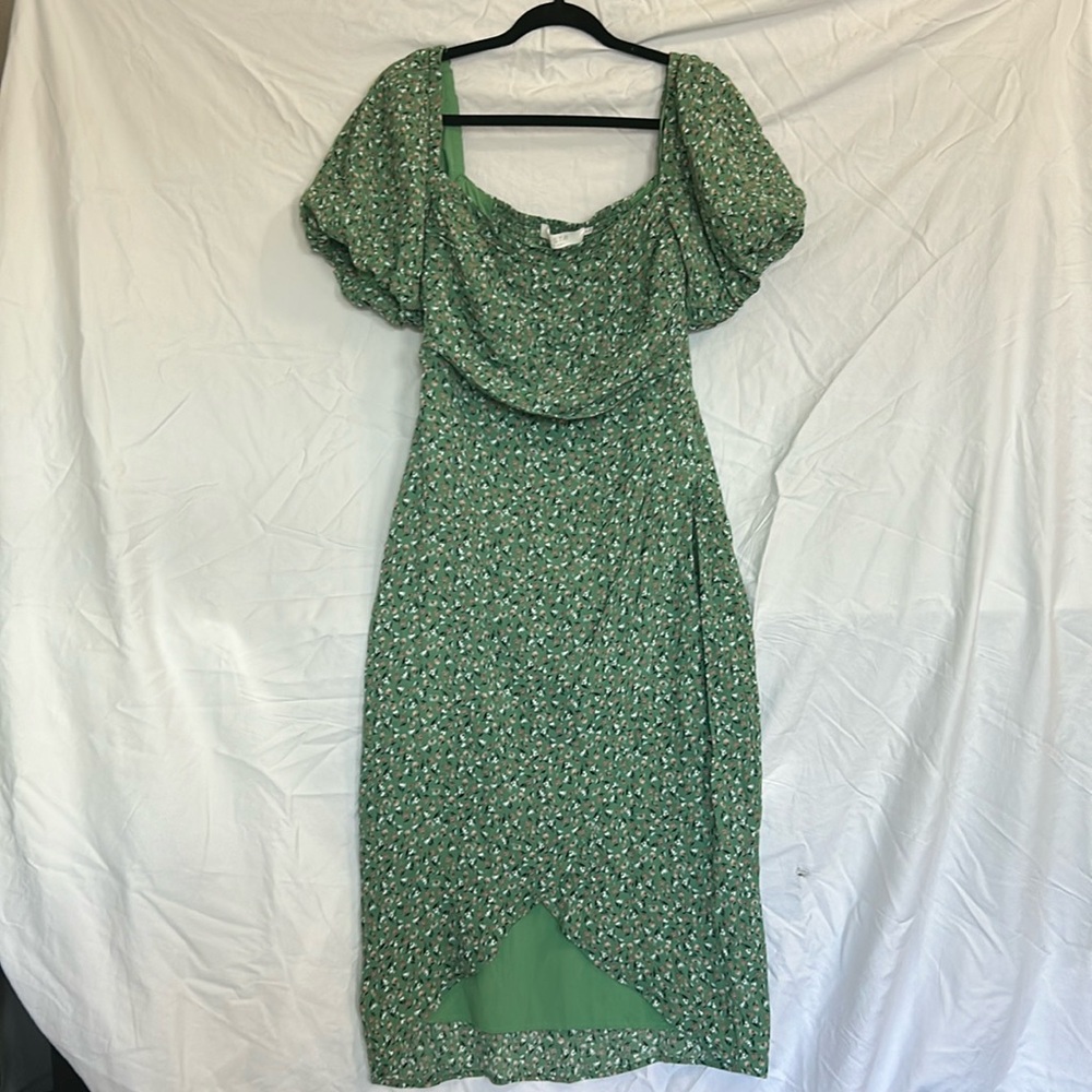 Floral midi dress